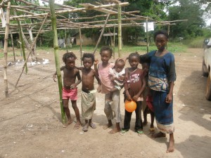 Kinderen in Sierra Leone