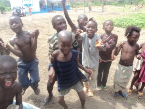 Kinderen in Sierra Leone